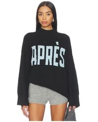 Sanctuary - Apres Intarsia High Mock Logo Sweater - Lyst