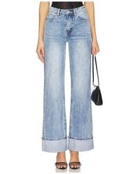 superdown - Lulu Cuffed Jeans - Lyst