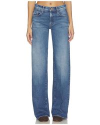 Mother - The Mid Rise Lasso Heel Jeans - Lyst