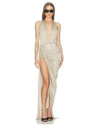 Atlein - Open Draped Gown - Lyst