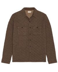 Faherty - Camisa Epic Quilted Fleece En Color Marrón Talla (También En M, S, Xl/1X) - Lyst