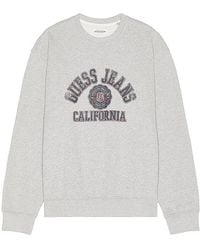 Guess - Sudadera En Color Gris Claro Talla En - Lyst