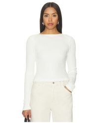 Citizens of Humanity - Long Sleeve Baby Waffle Tee - Lyst