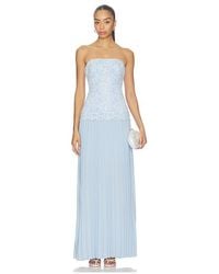 Generation Love - Cody Two Tone Lace Pleat Dress - Lyst