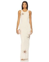 Asta Resort - Natalia Hand Embroidered Dress - Lyst