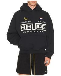 Rhude - Regatta Club Hoodie - Lyst