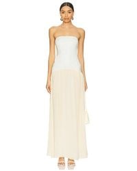 WeWoreWhat - Corset Sheer Midi Dress - Lyst