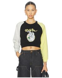 KENZO - Lucky Me Cartoon Cropped Sweatshirt - Lyst