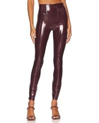 Spanx - Faux Patent Leather Leggings - Lyst