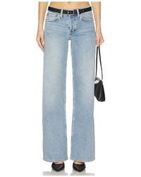 RE/DONE - Mid Rise Wide Leg Jeans - Lyst