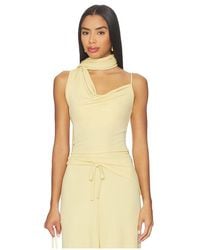 AYA MUSE - Asymmetrical Scarf Tank Top - Lyst