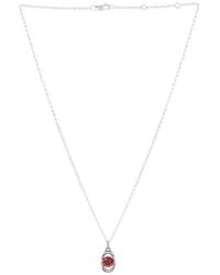 Twojeys - Icon Link Ruby Necklace - Lyst