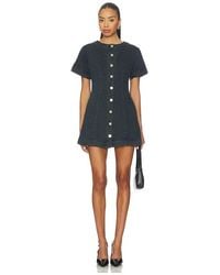 SNDY'S - Tilla Denim Mini Dress - Lyst