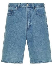 Obey - Shorts De Mezclilla Holgados Bigwig En Color Azul Talla En - Lyst