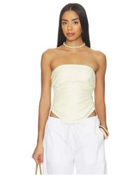 MAJORELLE - Beale Linen Top - Lyst
