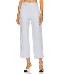 Theory - High Waisted Straight Leg Pant - Lyst