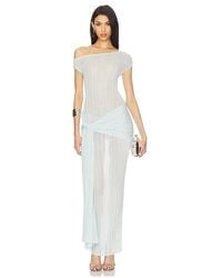 Camila Coelho - Callie Sheer Midi Knit Dress - Lyst