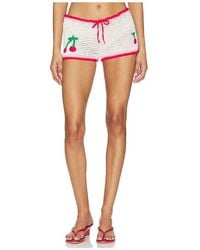 Leslie Amon - Ruby Crochet Short - Lyst