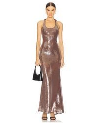 Monse - Pailletten-Kleid Mit Racerback - Lyst