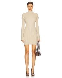 L'academie - Saro Mini Knit Dress - Lyst
