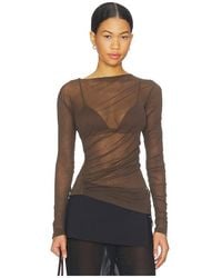 Helmut Lang - Seamed Wind Top - Lyst