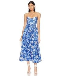 Bardot - Vibrant Floral Midi Dress - Lyst