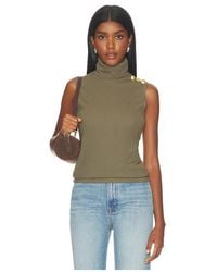 L'Agence - Ceci Slvless Turtle Neck - Lyst