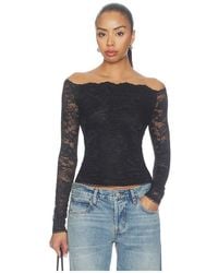 superdown - Cameron Off Shoulder Top - Lyst