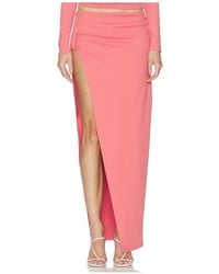 Susana Monaco - Side Gathered Skirt With Attached Bodysuit Lining - Lyst