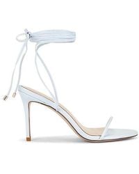 Femme LA - 3.0 Barely There Lace Up Heels - Lyst