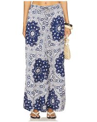 Agua Bendita - Pantalón Harmony En Color Azul Talla (También En M, S) - Lyst