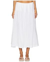 LPA - Emmy Midi Skirt - Lyst