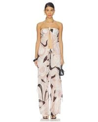 Cin Cin - Coral Moonstone Drape Top - Lyst