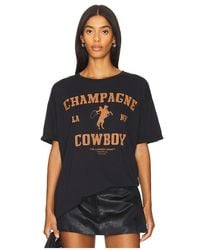 The Laundry Room - Champagne Cowboy Oversized Tee - Lyst
