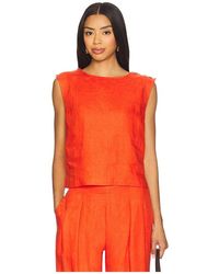 Nation Los Angeles - Top Sin Mangas Cara En Color Burnt Talla (También En M, S, Xl/1X, Xs) - Lyst