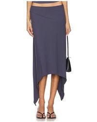 Lioness - Falda Midi Cherie En Color Gris Talla (También En M, S, Xl, Xs, Xxl, Xxs) - Lyst