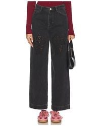 Damson Madder - Drew Wide Leg Jeans - Lyst