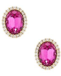 Anton Heunis - Omega Clasp Oval Earrings - Lyst