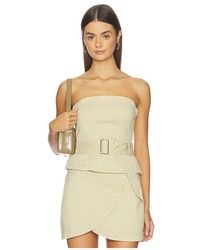 SOVERE - Verve Denim Bodice - Lyst