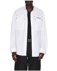 Off-White c/o Virgil Abloh - Type Arrow Overshirt - Lyst