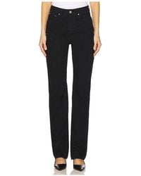 GRLFRND - Sara Super High Rise Straight Jeans - Lyst