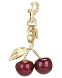 COACH - Resin Cherry Bag Charm - Lyst