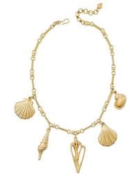 Brinker & Eliza - Collar Con Adornos La Mer En Color Oro Metálico Talla En - Lyst