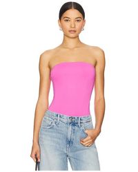GOOD AMERICAN - Scuba Corset Strapless Bodysuit - Lyst