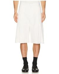 CASABLANCA - Pleated Baggy Shorts - Lyst
