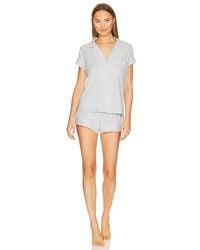Eberjey - Gisele Shortie Pj Set - Lyst