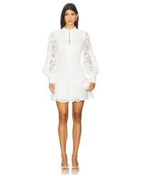 Bardot - Remy Embroidered Mini Dress - Lyst