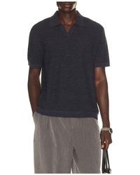Theory - Brenan Pacific Linen Polo - Lyst