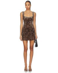 GOOD AMERICAN - Velvet Mini Dress - Lyst