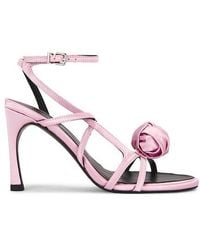 ROTATE BIRGER CHRISTENSEN - Satin Sandal - Lyst